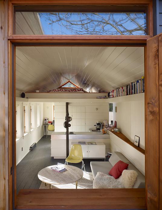 Interior of Garage Studio Apartment