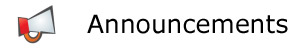 Announcements