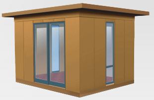complet yardpod flat roof Prefab: DIY Yard Pod