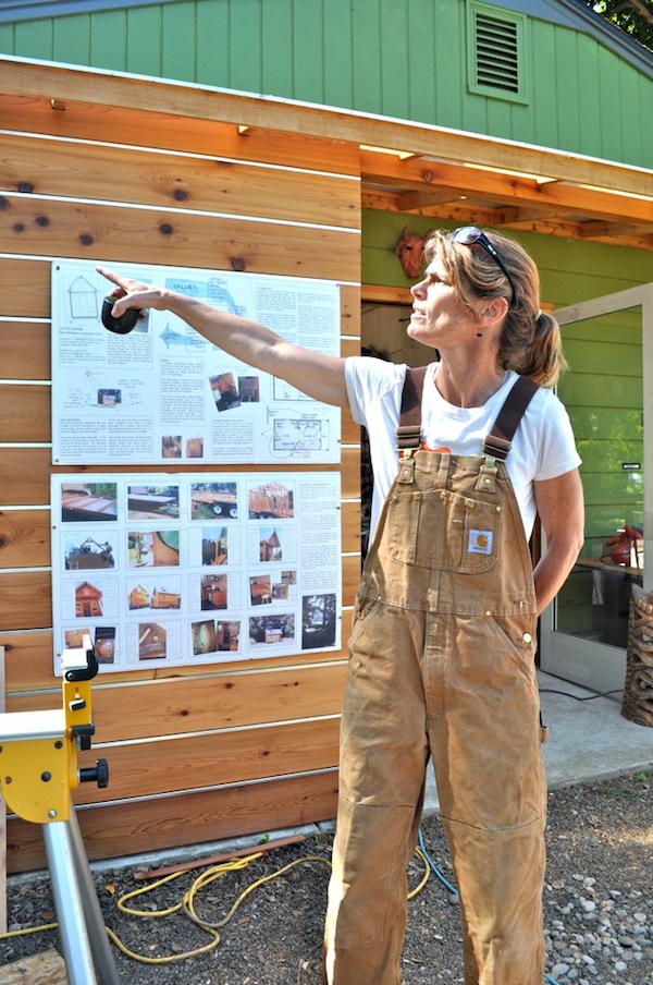 DSC_0272 Dee Williams showing students construction concepts for tiny houses