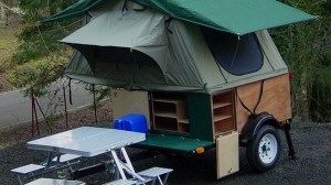 Explorer Box Mobile DIY Tent Camper with Easy Set Up Kind of like a Teardrop Trailer