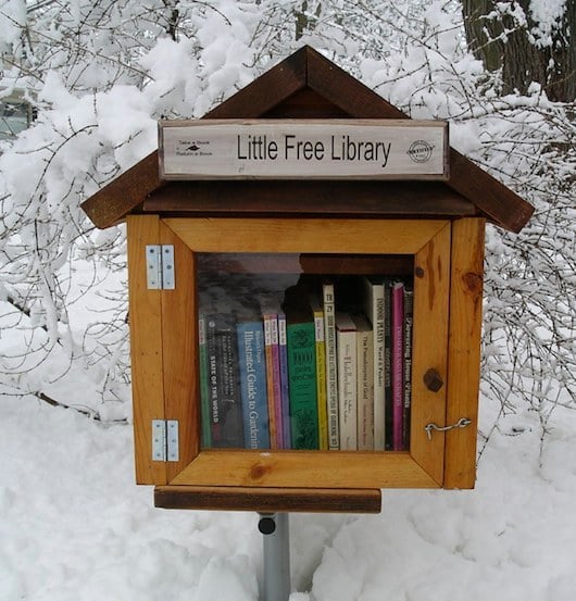 free tiny house library 01   Tiny House Libraries Are Real in Wisconsin