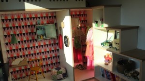 kids-multifunctional-playroom-study-dress-up-shelving-sleeping-loft-2 Kids' multifunctional playroom study dress up shelving sleeping loft all in one room