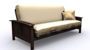 metal-wood-futon Metal and Wood Futon
