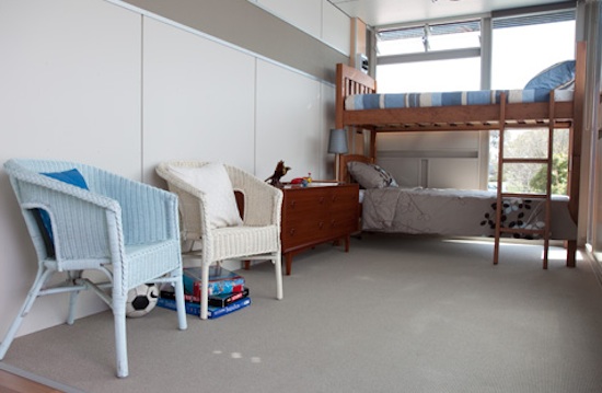 modern-shipping-container-home-5 Shipping Container House Interior with Bunk Beds