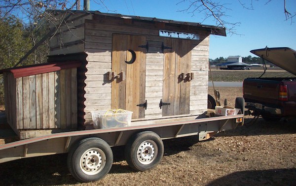 moving-the-chicken-coop-in moving the chicken coop in Young Family Adopts Simple, Tiny House Living Lifestyle