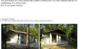 Shed Conversion Tiny House on Craigslist