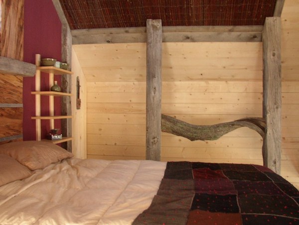 small rustic cabin bedroom   Small Rustic Cabin on 40 Acres in Colorado with Mountain Views for Sale