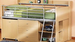 small-space-furniture-01 Small Space Furniture - Loft Bed with Storage and Desk Functionality