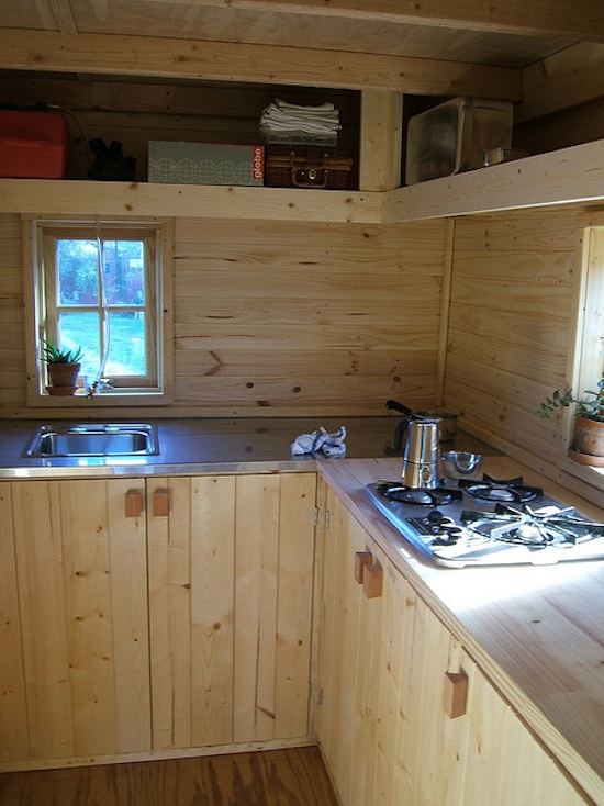 Inside the Tumbleweed Tarleton Tiny House - The Kitchen