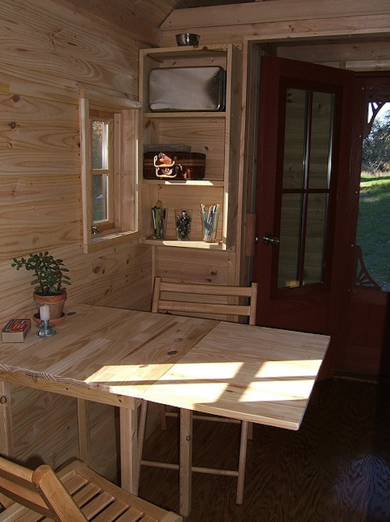 Living Area of the Tarleton Tiny House