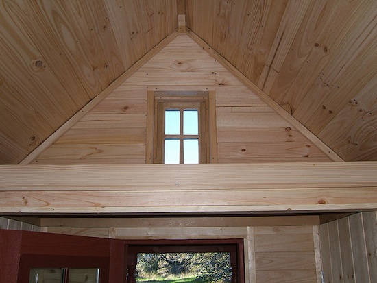 Storage Loft in the Tarleton Tiny House