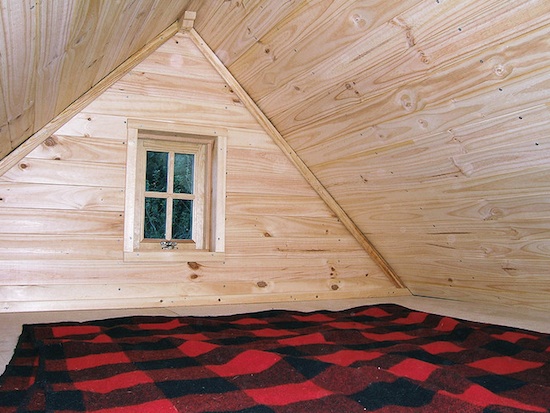 Sleeping Loft in the Tarleton Tiny House