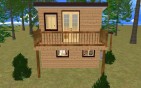 Tiny Cube House with Balcony
