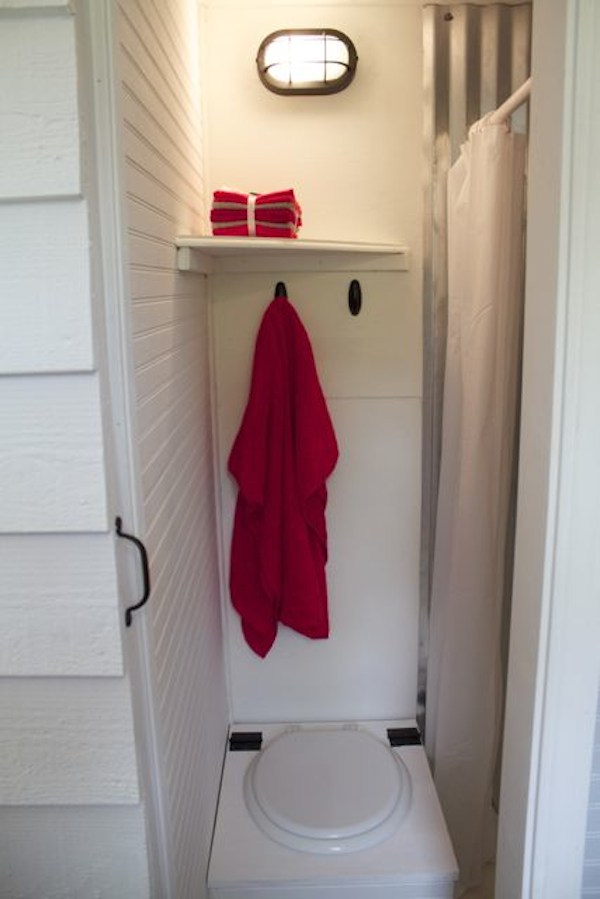 tiny house on wheels bathroom   Tennessee Tiny Homes