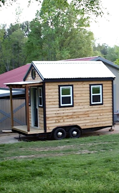 tiny house side view   Tennessee Tiny Homes