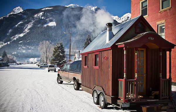 Tiny House Ski Adventure Photo by Neil Provo