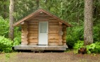 Log Cabin Tiny Log Cabin in the Woods