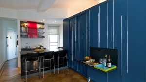 450 SF Multifunctional Small Apartment that Converts
