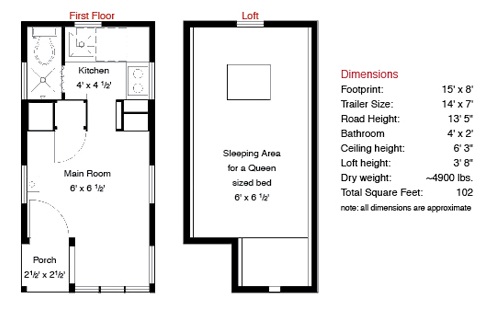 Weebee Tiny House Plans