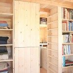 weebee-tiny-house-interior-5 Tiny House Shelving and Storage in the Weebee by Jay Shafer
